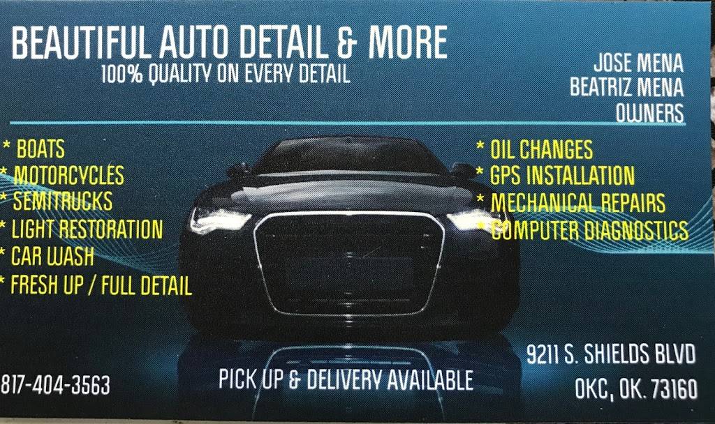 Beautiful auto detail | 1052, 9211 S Shields Blvd #B, Oklahoma City, OK 73160, USA | Phone: (817) 404-3563