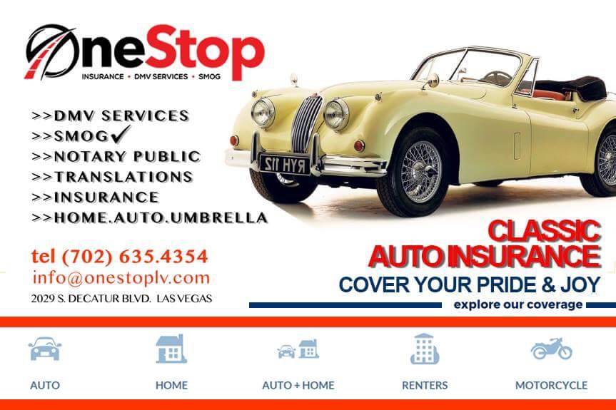 One Stop Insurance & Auto Registration Services | 2029 S Decatur Blvd, Las Vegas, NV 89102, USA | Phone: (702) 635-4354