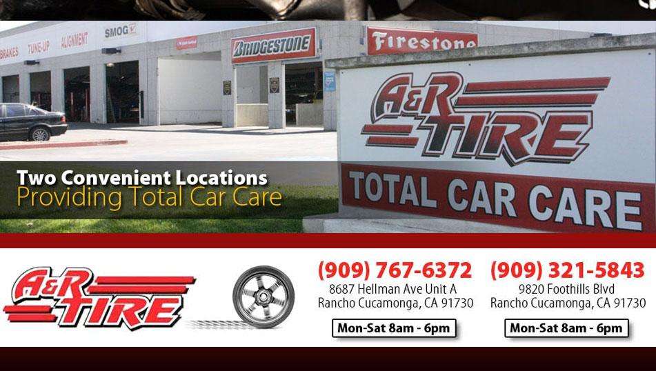 A & R Tire and Automotive Repair | 8687 Hellman Ave, Rancho Cucamonga, CA 91730, USA | Phone: (909) 989-3300