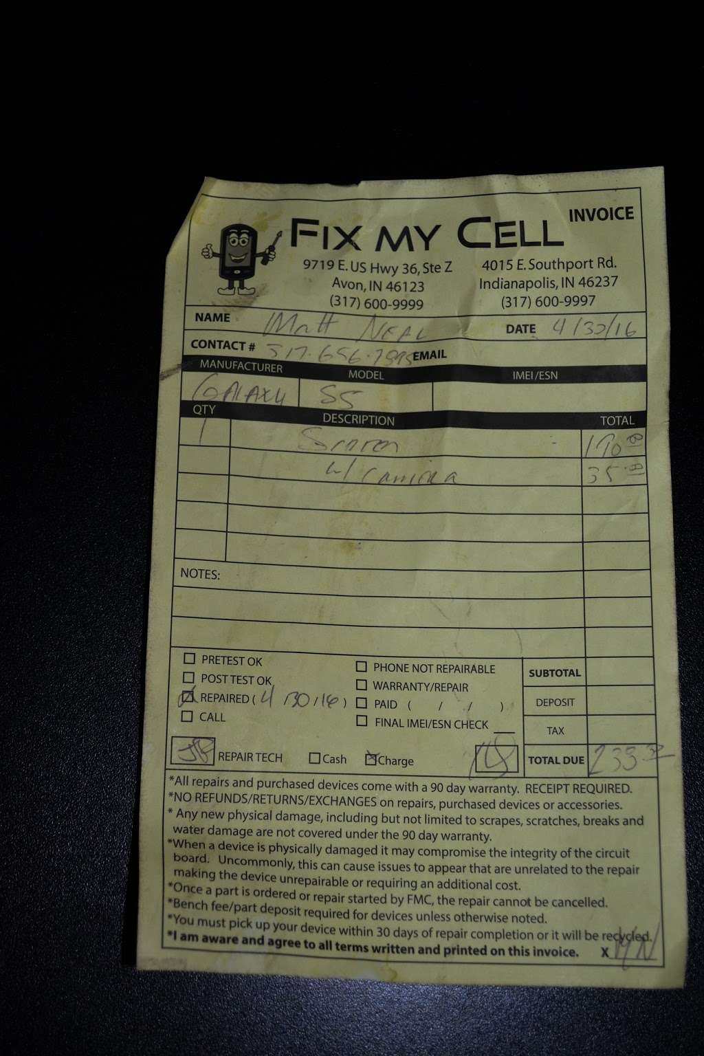 Fix My Cell - Avon | 9719 E US Hwy 36 Z, Avon, IN 46123, USA | Phone: (317) 600-9999