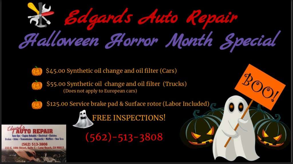 Edgards Auto Repair | 233 E 16th St, Long Beach, CA 90813, USA | Phone: (562) 513-3808