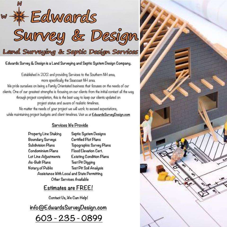 Edwards Survey & Design | 67 Dows Ln, Seabrook, NH 03874, USA | Phone: (603) 235-0899