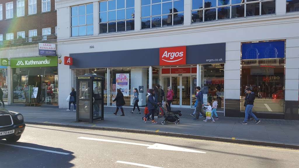 Argos Kensington | 166 Kensington High St, Kensington, London W8 7RG, UK | Phone: 0345 165 7024