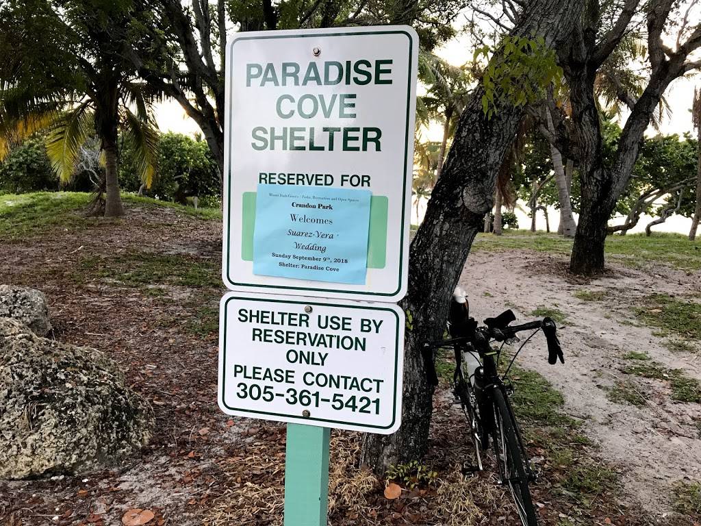 Crandon Park Paradise Cove Shelter | 6747 Crandon Blvd, Key Biscayne, FL 33149, USA | Phone: (305) 361-5421