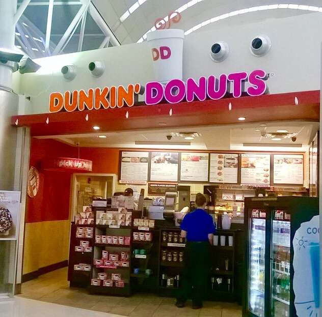 Dunkin | Suite 174, 9800 Airport Blvd Terminal A, San Antonio, TX 78216, USA | Phone: (210) 824-2050