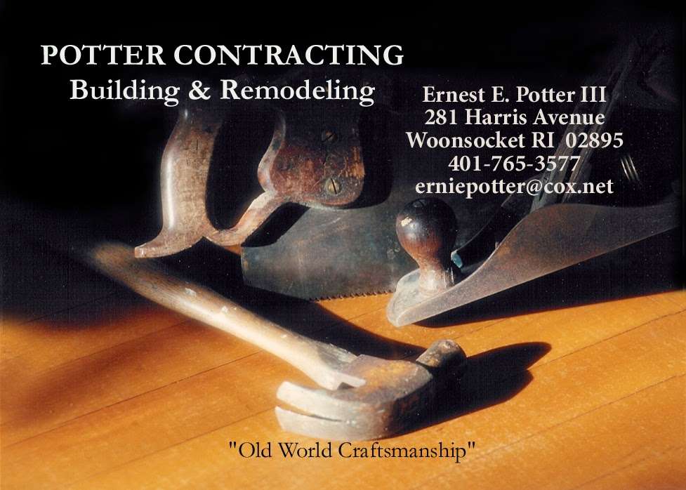 Potter Contracting | 281 Harris Ave, Woonsocket, RI 02895, USA | Phone: (401) 524-2842