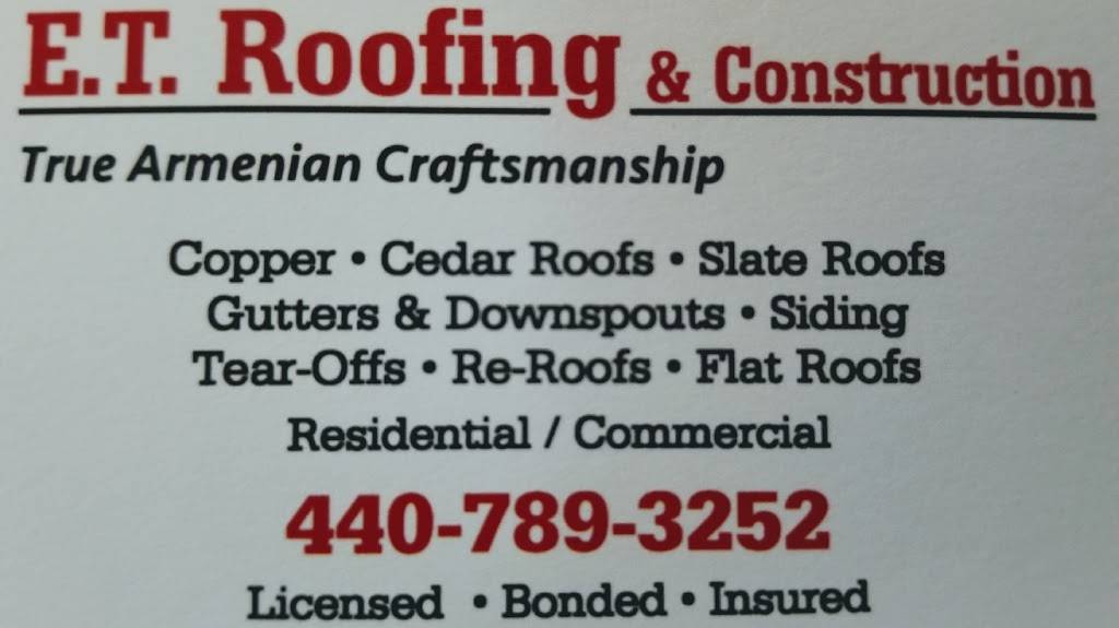 ET Roofing and construction | Memphis Ave, Brooklyn, OH 44144, USA | Phone: (440) 789-3252