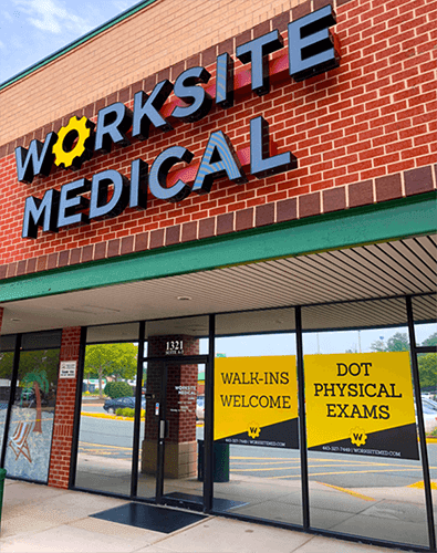 Worksite Medical® | 1321 Riverside Parkway, Suite A-3, Belcamp, MD 21017, USA | Phone: (443) 327-7449