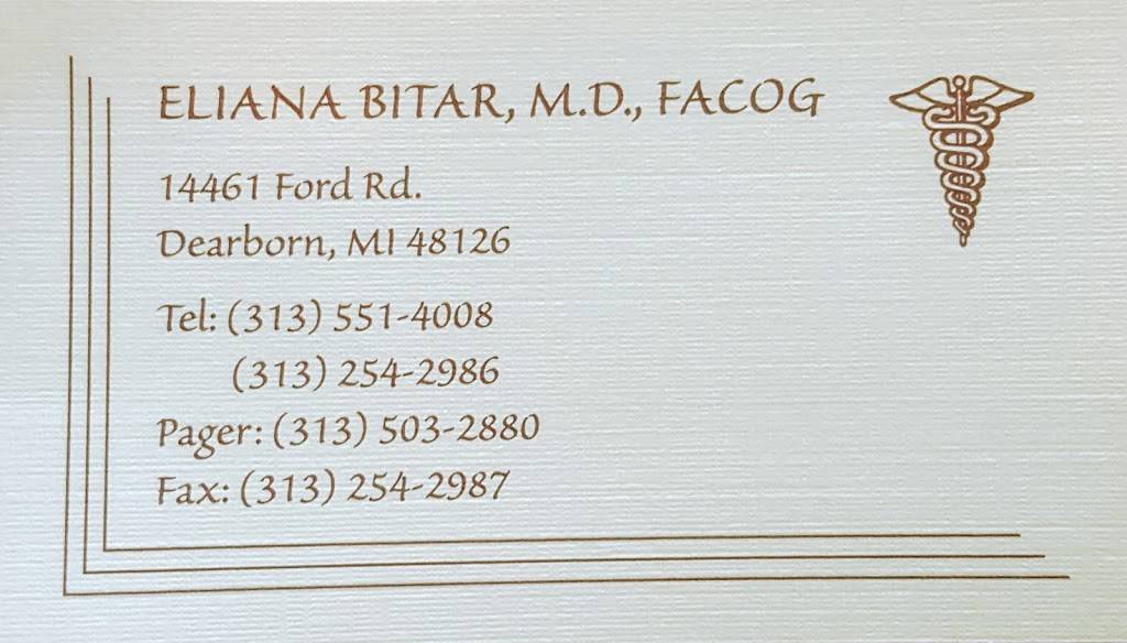 Eliana Bitar, MD | 14461 Ford Rd, Dearborn, MI 48126, USA | Phone: (313) 551-4008