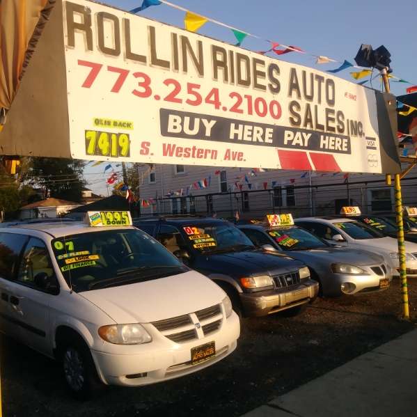 Rollin Rides Auto Sales Inc. | 7419 S Western Ave, Chicago, IL 60636, USA | Phone: (773) 254-2100