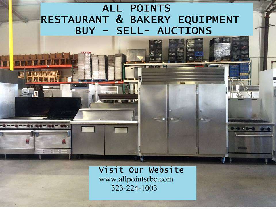 All Points Restaurant & Bakery Equipment | 1546 Knowles Ave, Los Angeles, CA 90063, USA | Phone: (323) 224-1003