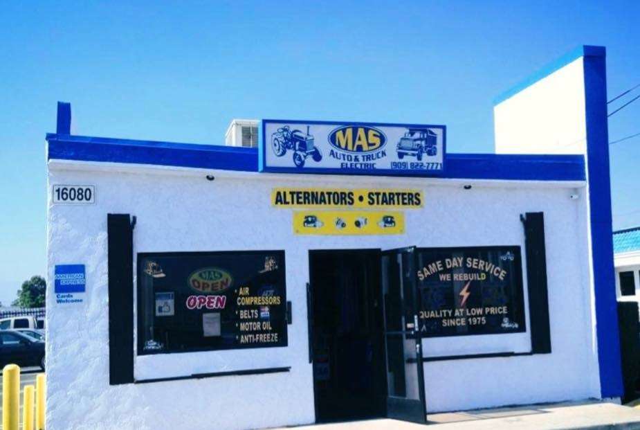 Mas Auto & Truck Electric | 16080 Valley Blvd, Fontana, CA 92335, USA | Phone: (909) 822-7771