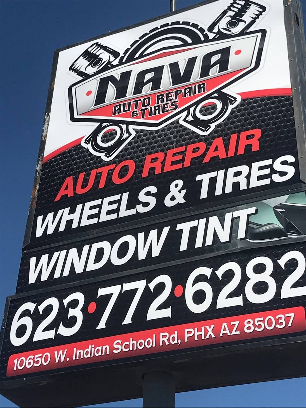 Nava auto repair & tires | 10650 W Indian School Rd, Phoenix, AZ 85037, USA | Phone: (623) 772-6282