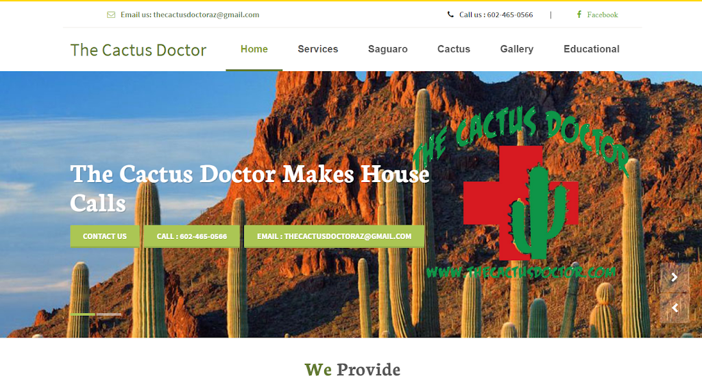 The Cactus Doctor | 6433 S 32nd St, Phoenix, AZ 85042, USA | Phone: (602) 465-0566