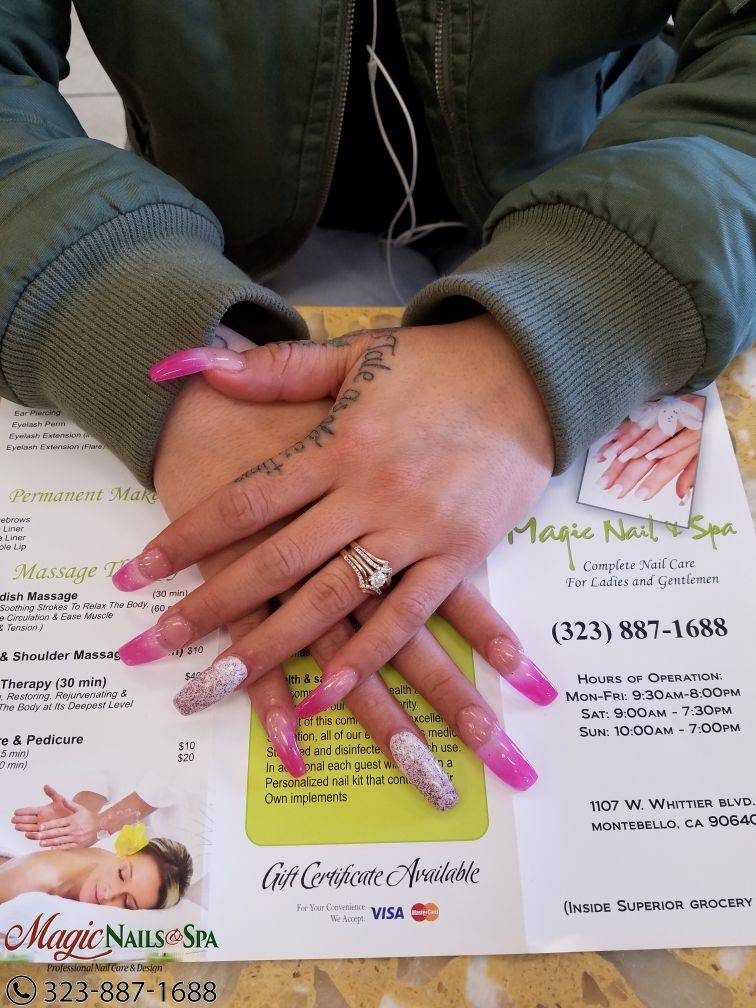 Magic Nail & Spa | 1107 Whittier Blvd, Montebello, CA 90640, USA | Phone: (323) 887-1688