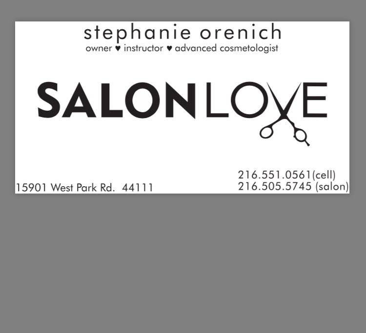Salon Love | 15901 W Park Rd, Cleveland, OH 44111, USA | Phone: (216) 505-5745