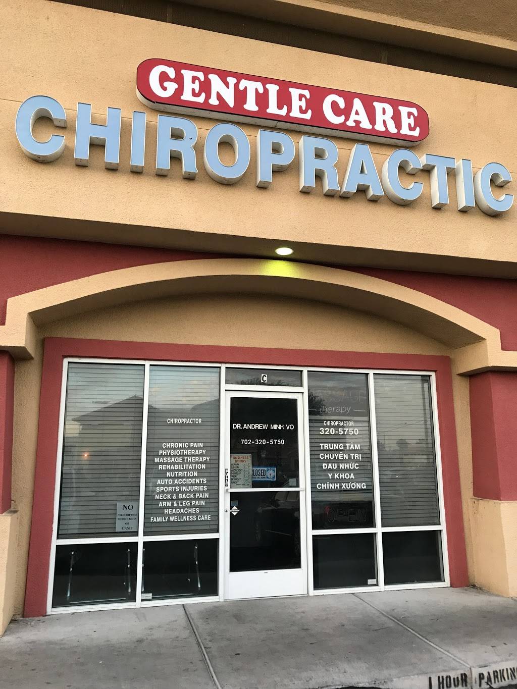 Gentle Care Chiropractic | 5700 Spring Mountain Rd # C, Las Vegas, NV 89146, USA | Phone: (702) 320-5750