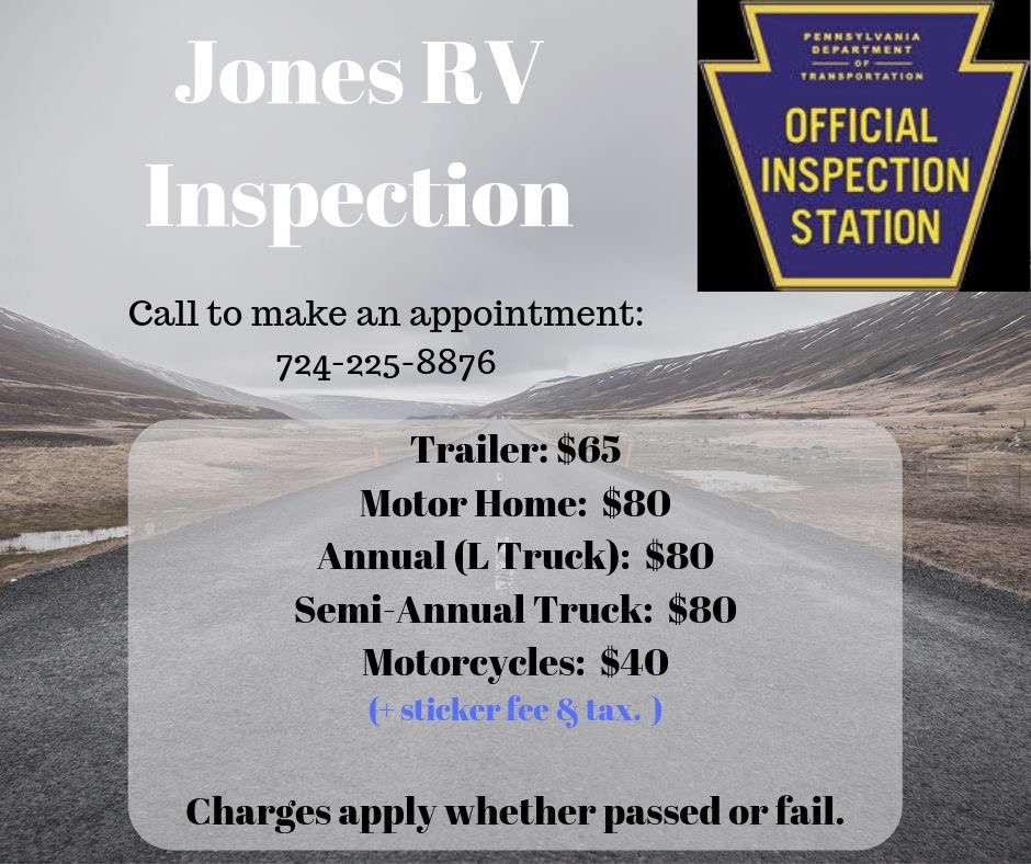 Jones RV Sales & Service | 34 Gypsy Dr, Eighty Four, PA 15330, USA | Phone: (724) 225-8876