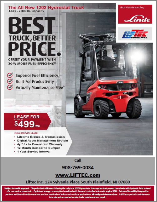 Liftec Forklifts | 124 Sylvania Pl, South Plainfield, NJ 07080, USA | Phone: (908) 769-0034