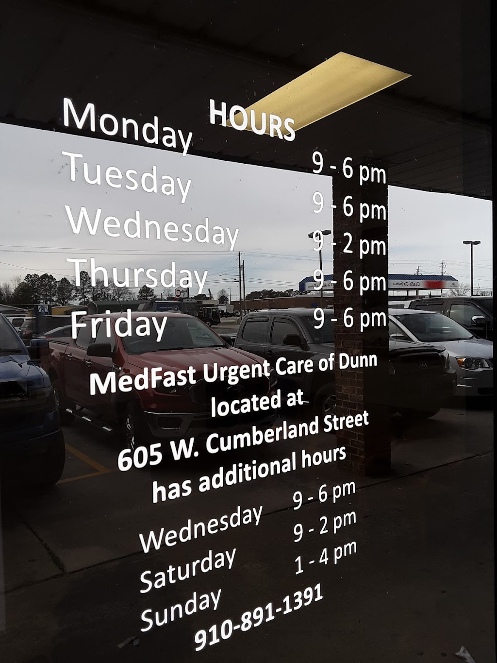 Med Fast Urgent & Primary Care | 602 S Wall St, Benson, NC 27504, USA | Phone: (919) 894-3321