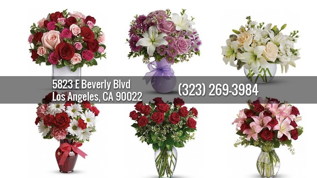 Flowers Shop | 5823 E Beverly Blvd, Los Angeles, CA 90022, USA | Phone: (323) 832-9670