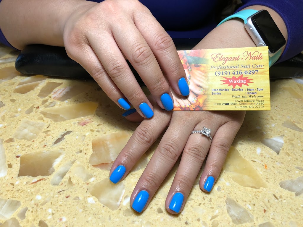 Elegant Nails | 2200 W Main St A130, Durham, NC 27705, USA | Phone: (919) 416-0297