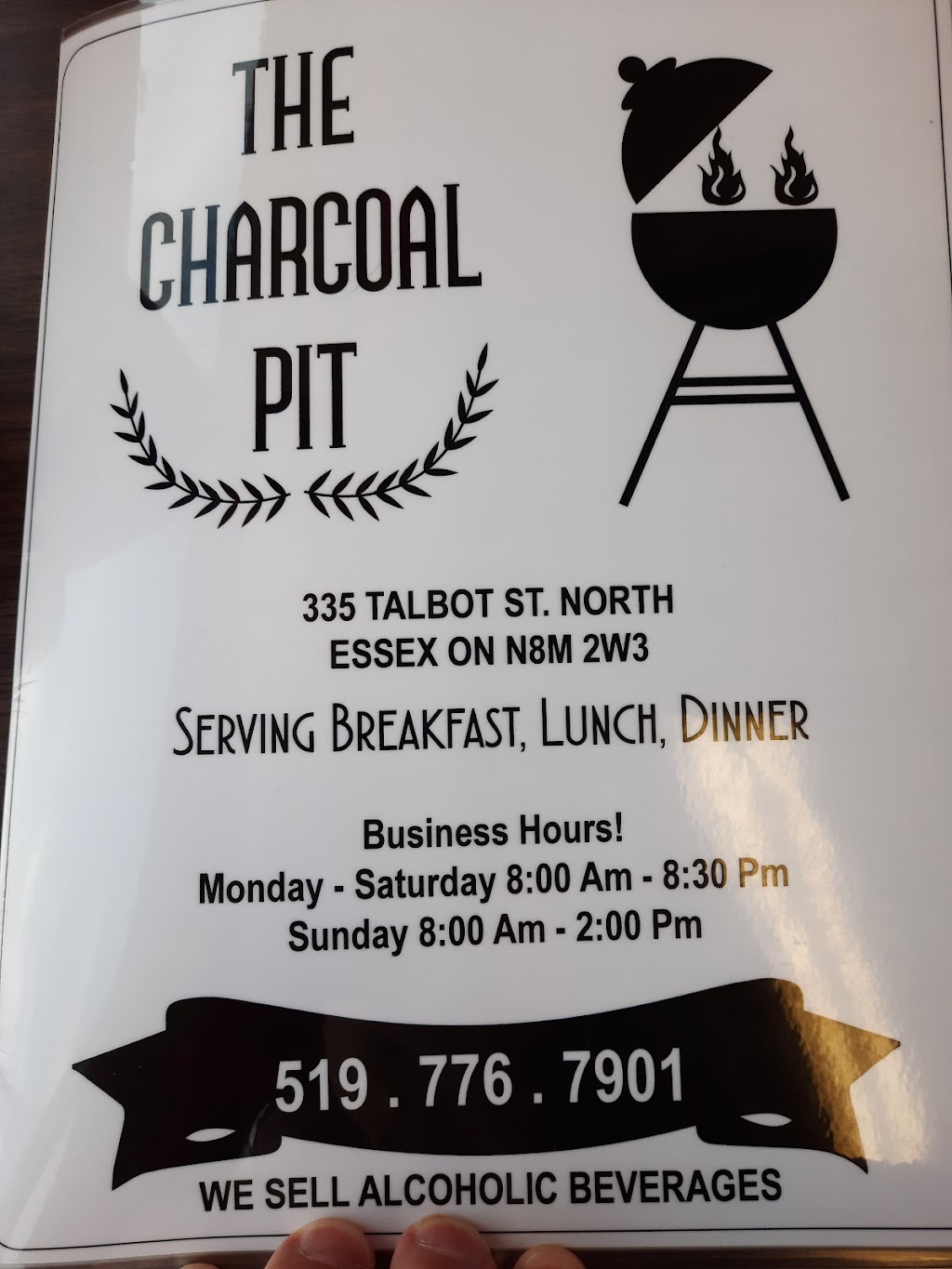 The Charcoal Pit (under new management) | 335 Talbot St N, Essex, ON N8M 2W3, Canada | Phone: (519) 776-7901
