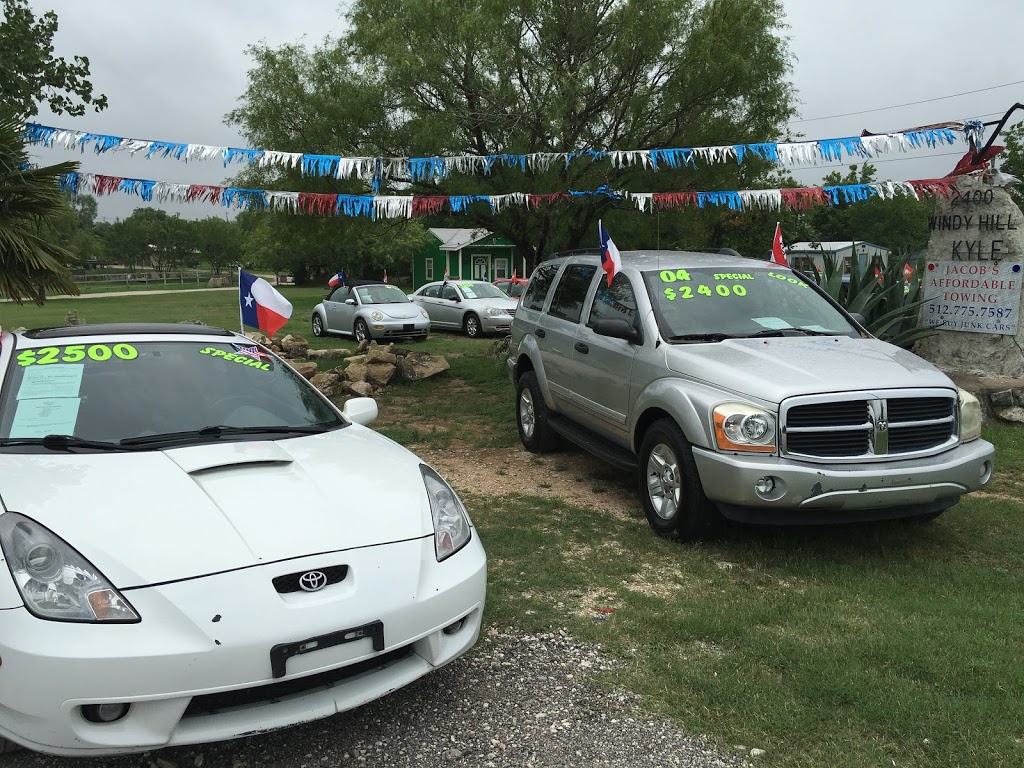 Jacobs Auto Sales | 2400 Windy Hill Rd, Kyle, TX 78640, USA | Phone: (512) 922-7616