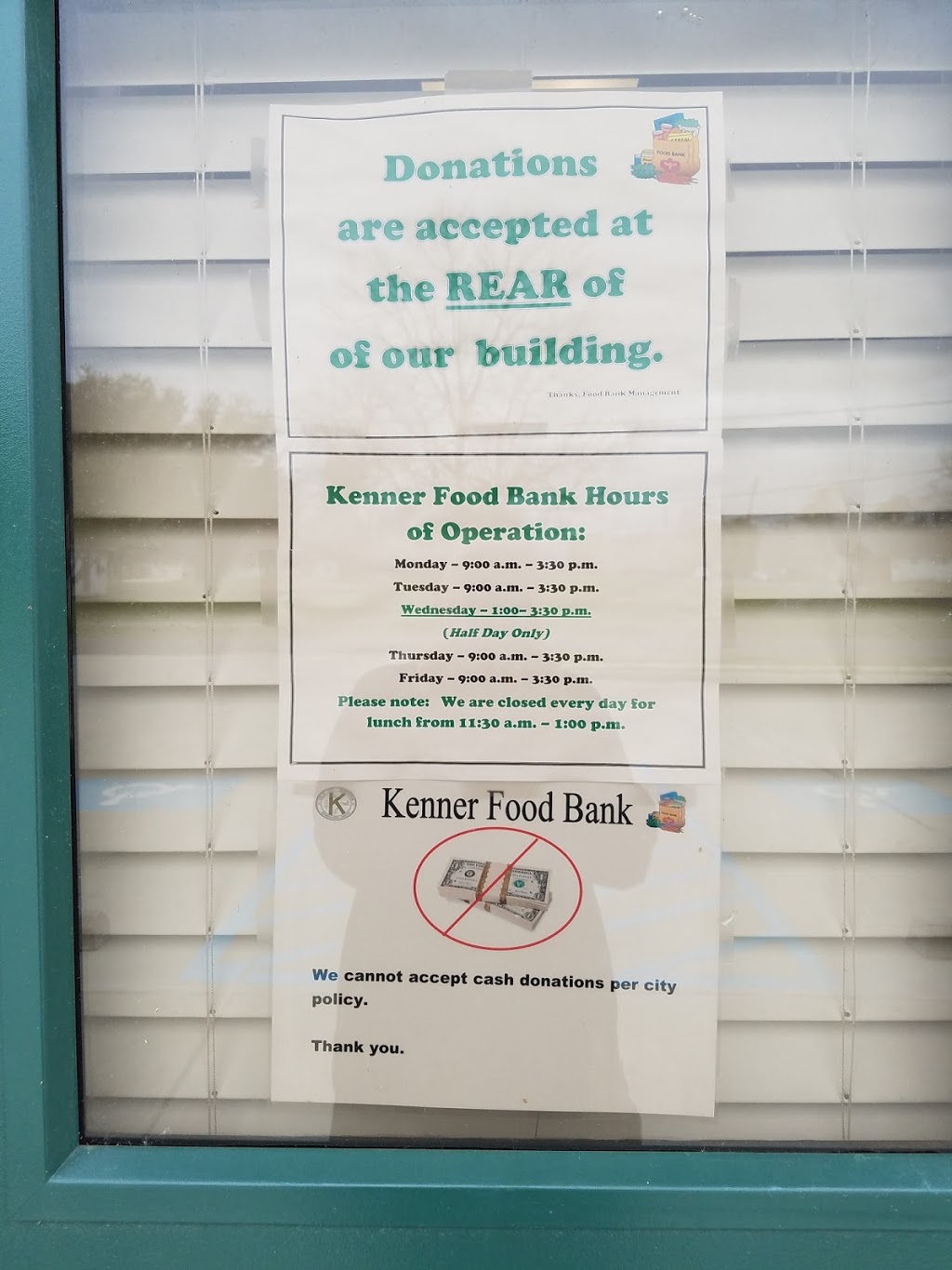 Community Service Food Bank | 317 Oxley St, Kenner, LA 70062, USA | Phone: (504) 468-7220