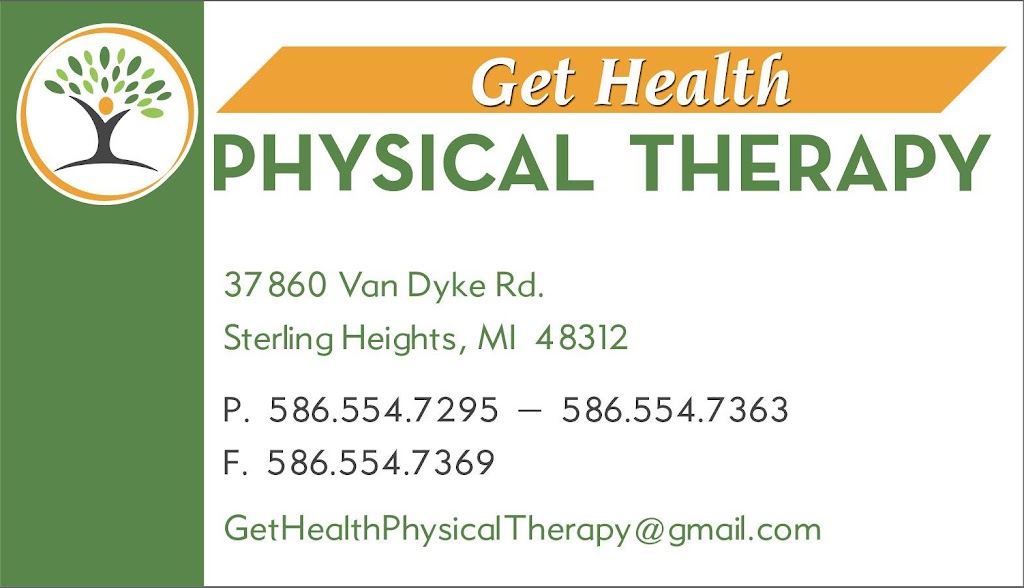 Get Health Physical Therapy | 37860 Van Dyke Ave, Sterling Heights, MI 48312, USA | Phone: (586) 554-7295