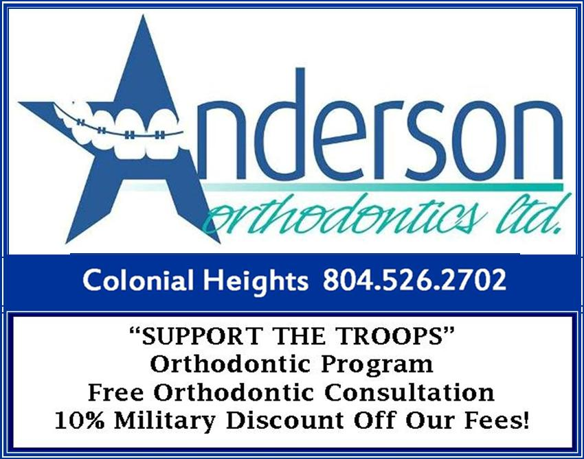 Anderson Orthodontics, Ltd. Colonial Heights | 556 Southpark Blvd, Colonial Heights, VA 23834, USA | Phone: (804) 526-2702