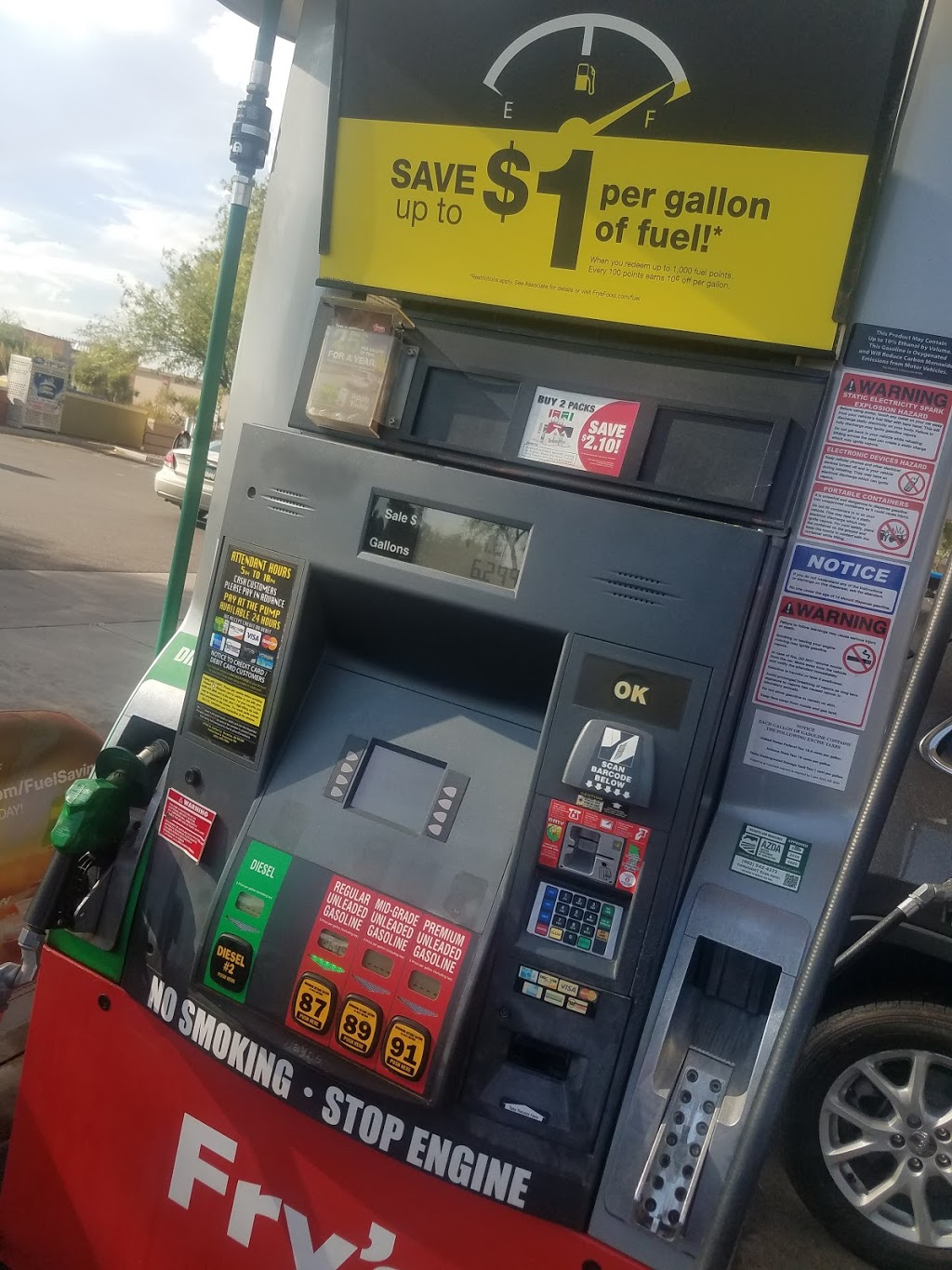 Frys Fuel Center | 15215 N Cotton Ln, Surprise, AZ 85388, USA | Phone: (623) 455-7900