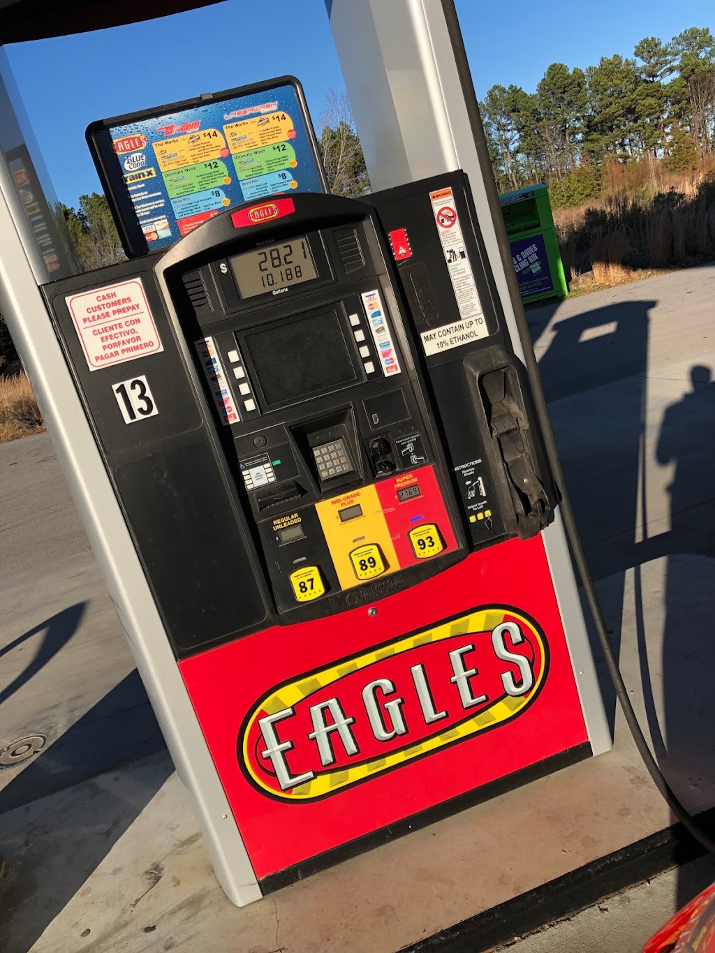 Eagles Gas | 4100 Tryon Rd, Raleigh, NC 27606, USA | Phone: (919) 809-8844