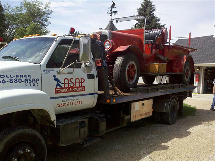 ASAP Towing, Hauling & Mobile Storage | 2940 WI-83, Hartford, WI 53027, USA | Phone: (262) 673-3351