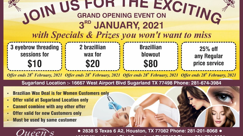 Queens Beauty Salon | 16667 W Airport Blvd, Sugar Land, TX 77498, USA | Phone: (281) 201-8068