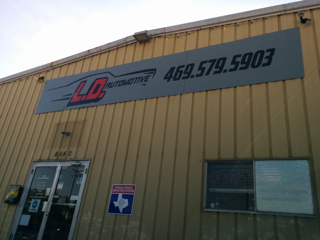 L.D. Automotive | 8142 Parkwood Blvd, Frisco, TX 75034, USA | Phone: (469) 579-5903