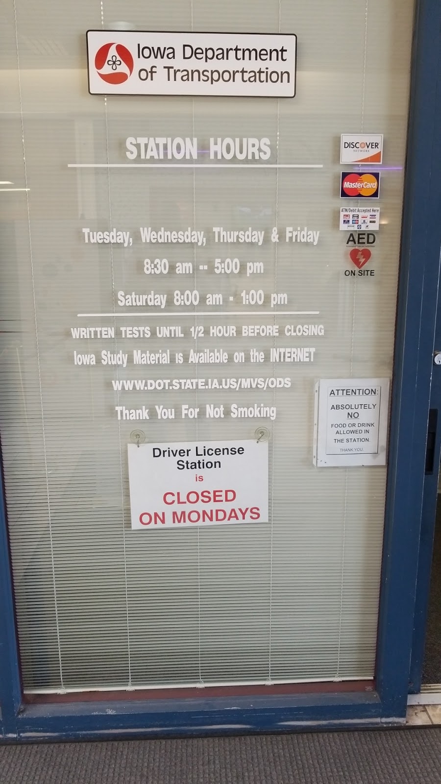 Council Bluffs Drivers License Station - By Appointment | 1720 N 16th St Ste. D & E, Council Bluffs, IA 51503, USA | Phone: (712) 323-1219