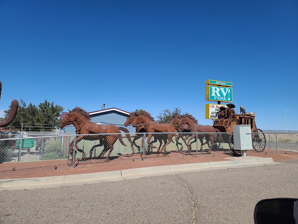 High Desert RV Park | 13000 Frontage Rd SW, Albuquerque, NM 87121, USA | Phone: (505) 839-9035