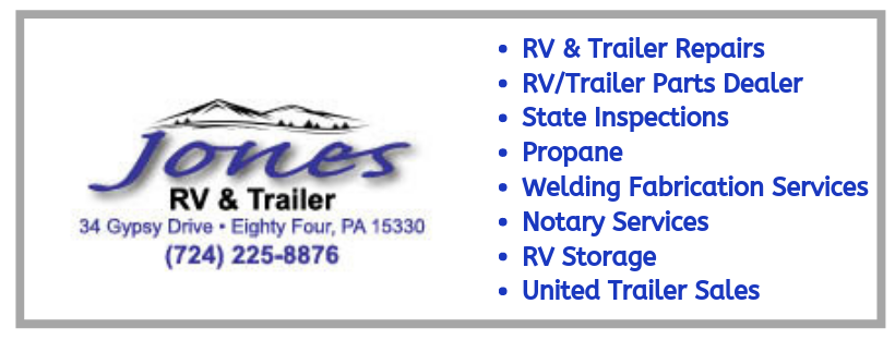 Jones RV Sales & Service | 34 Gypsy Dr, Eighty Four, PA 15330, USA | Phone: (724) 225-8876