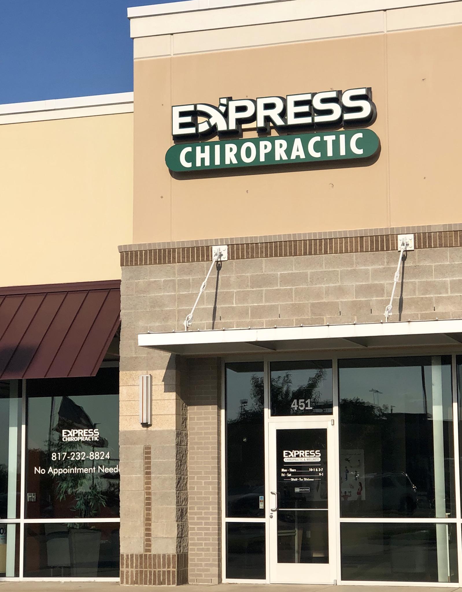 Express Chiropractic and Wellness | 2317 N Tarrant Pkwy #451, Fort Worth, TX 76177, United States | Phone: (817) 232-8824