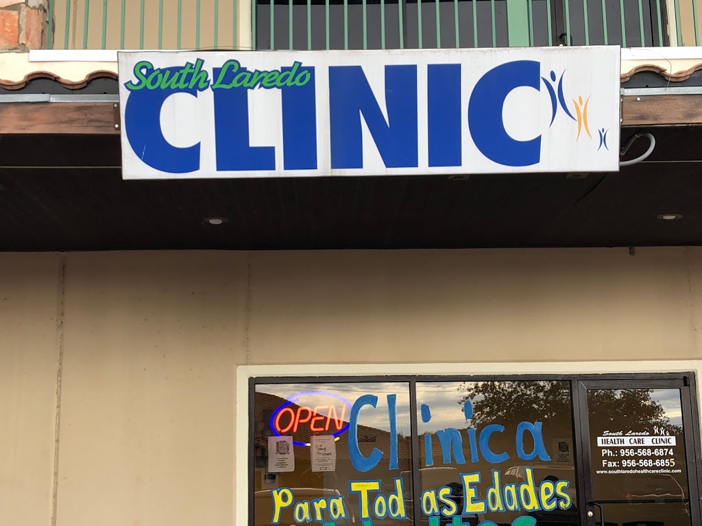 South Laredo Health Care Clinic | 2110 Lomas Del Sur Boulevard #103, Laredo, TX 78046, USA | Phone: (956) 568-6874