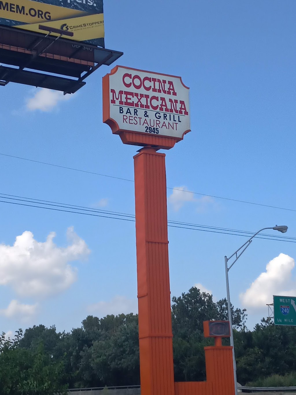 Cocina Mexicana Bar & Grill | 2945 Millbranch Rd, Memphis, TN 38116, USA | Phone: (901) 730-0594