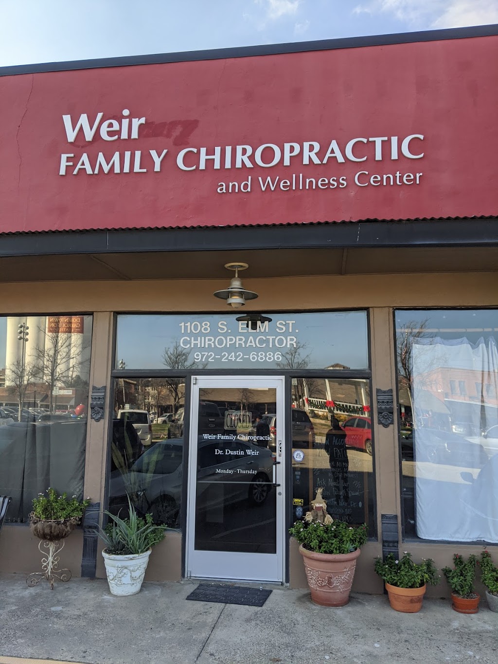 Weir Family Chiropractic | 1108 S Elm St, Carrollton, TX 75006, USA | Phone: (972) 242-6886