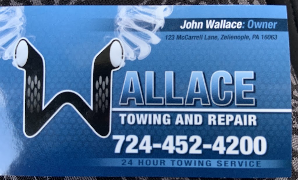 Wallace Towing & Repair | 123 McCarrell Ln, Zelienople, PA 16063, USA | Phone: (724) 452-4200