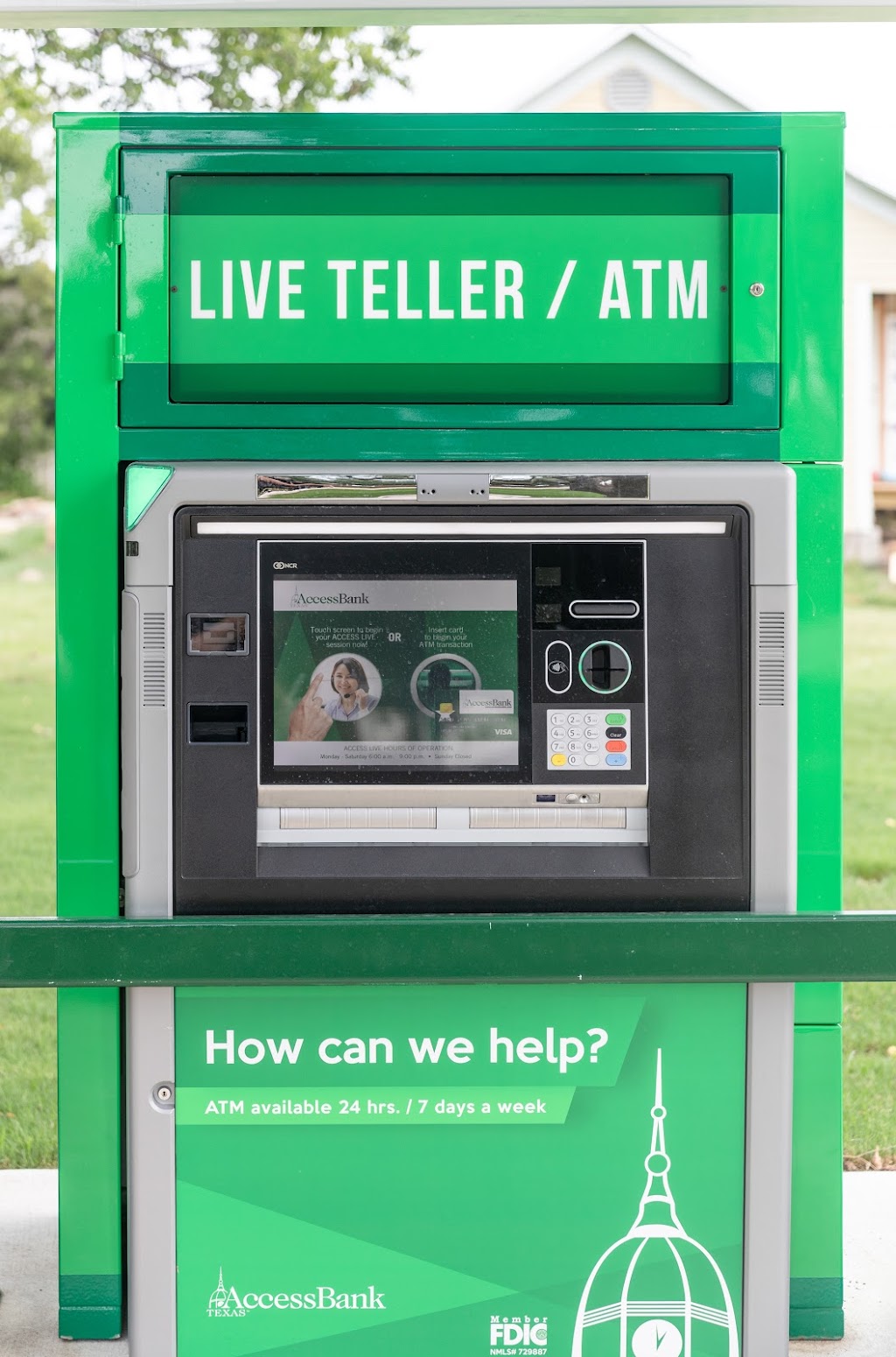 AccessBank Texas ATM (with Live Teller) | 201 N Farm to Market Rd 156, Ponder, TX 76259, USA | Phone: (940) 382-3962