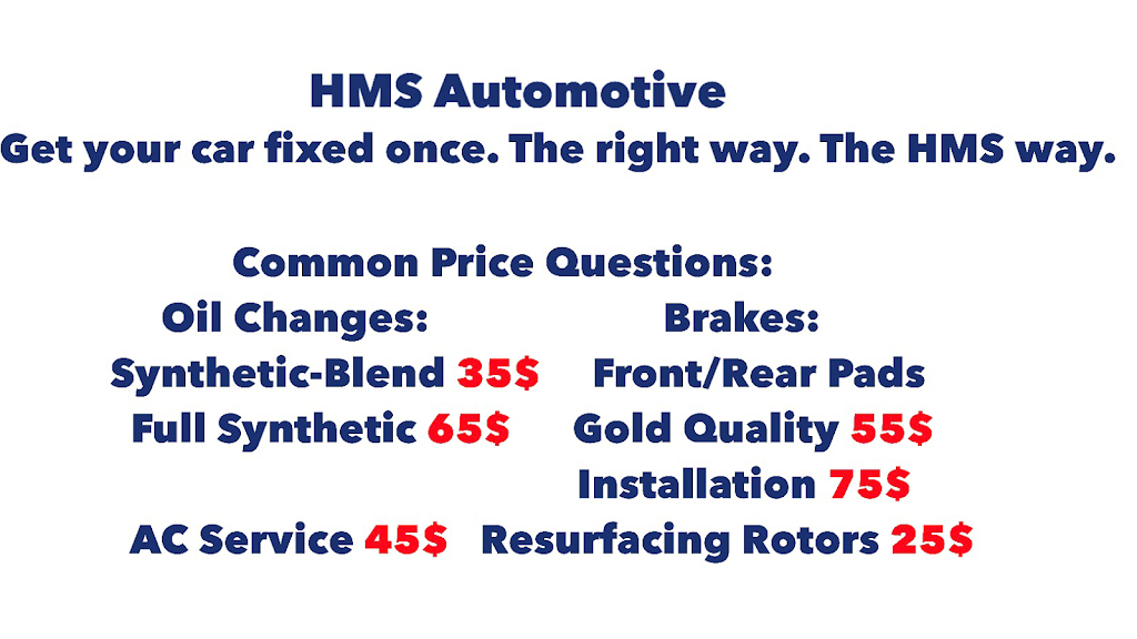 HMS Automotive | 161 4th Ave, La Puente, CA 91746, USA | Phone: (626) 333-0984