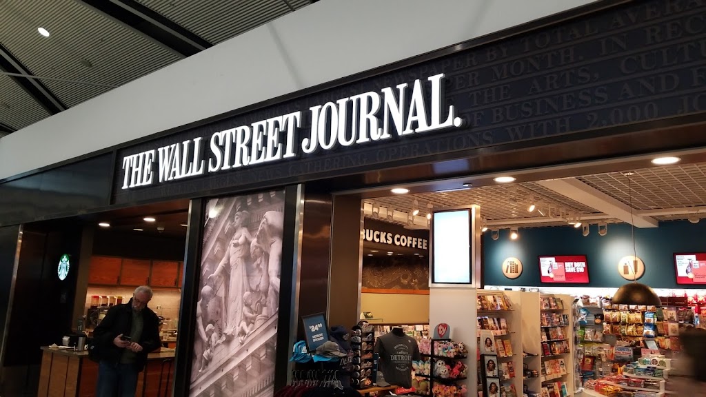 The Wall Street Journal with Starbucks Coffee | Near Gate B8, McNamara Terminal, Worldgateway Pl, Detroit, MI 48242, USA | Phone: (734) 941-4087