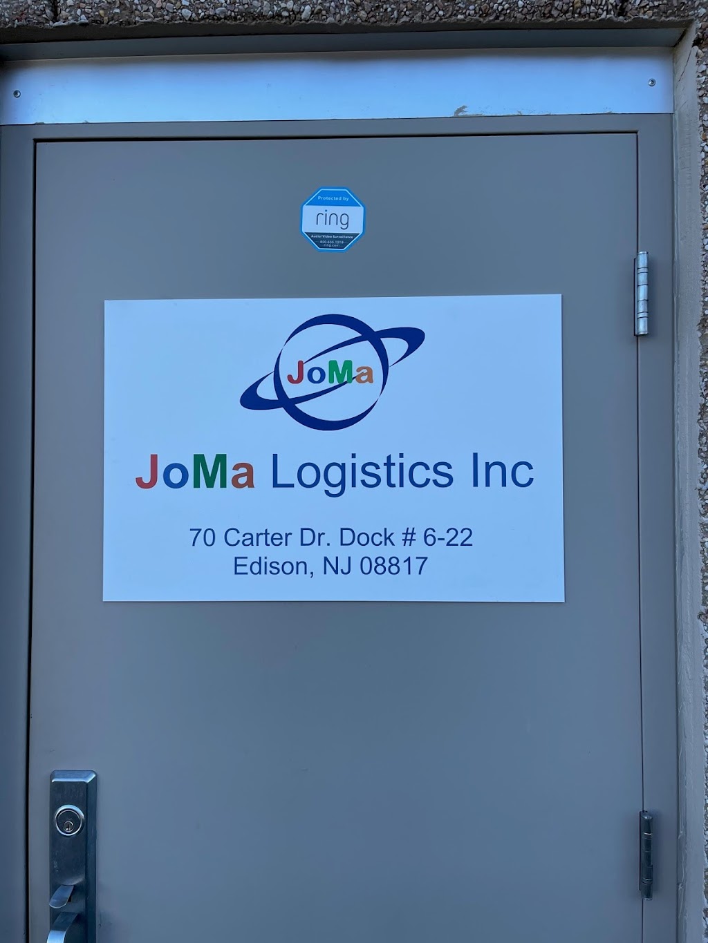 Joma Logistics Inc | 70 Carter Dr, Dock # 6-23, Edison, NJ 08817, USA | Phone: (732) 253-0269