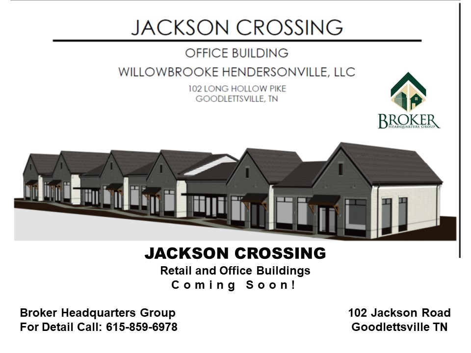 Jackson Crossings | 102 Jackson Rd, Goodlettsville, TN 37072, USA | Phone: (615) 859-6978