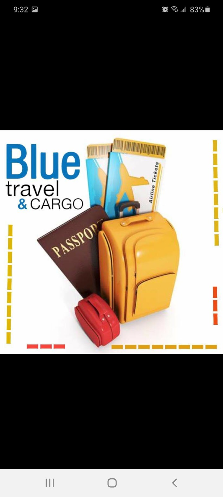 Blue Travel & Cargo | 1109 W Waters Ave Ste A, Tampa, FL 33604, USA | Phone: (813) 513-2957
